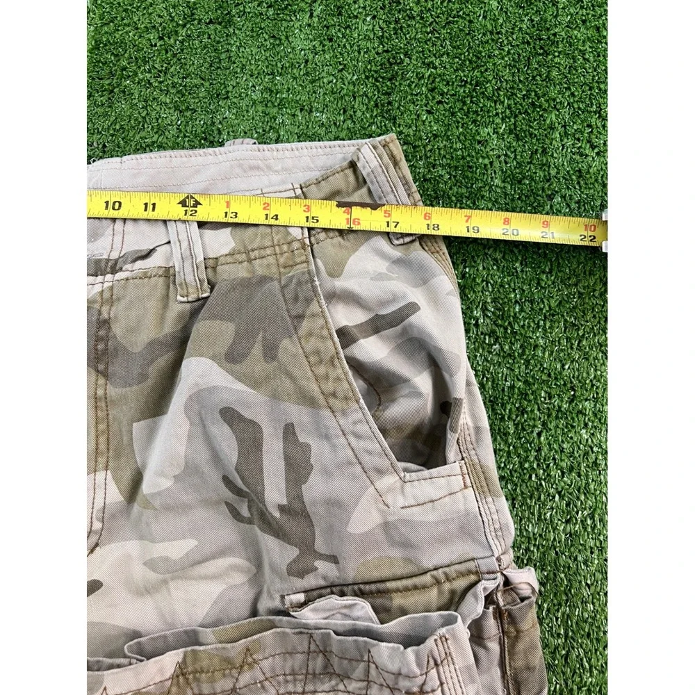 No Boundaries Mens Khaki Camo Cargo Pants 32x32 Relaxed Fit Tactical Utility - Picture 5 of 7